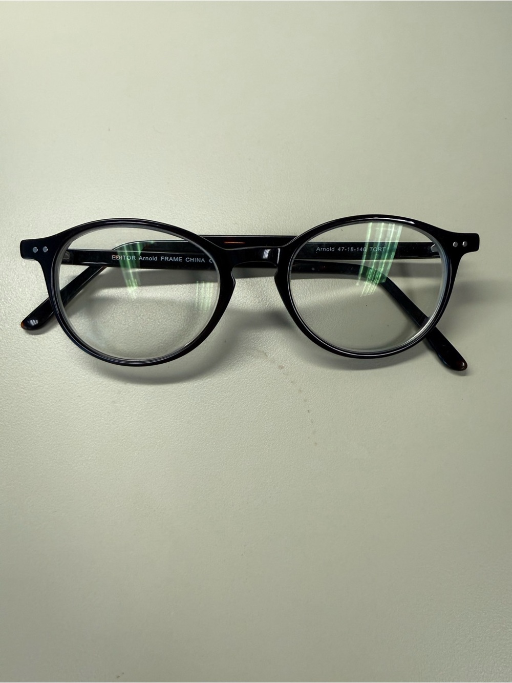 Editor Eyewear Black & Tortoise ARNOLD Eyeglasses 47-18-140 FRAMES ONLY